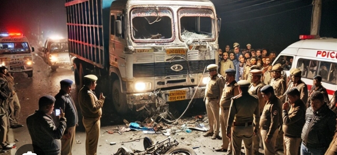 *_भीषण हादसा : दिल्ली-जयपुर हाईवे पर ट्रक से टकराई कार, चार लोगों की मौत, 5 घायल_*