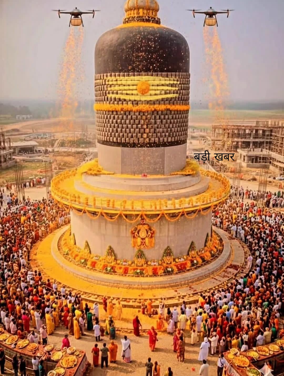 *बिहार में स्थापित हुआ विश्व का सबसे ऊंचा शिवलिंग 33 फीट हैं ऊँचाई, 210 मीट्रिक टन है वजन।*