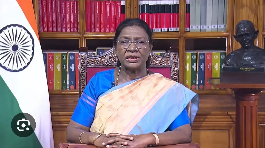 *_’भारत दुनिया की तीसरी सबसे बड़ी अर्थव्यवस्था बनने की राह पर’, राष्ट्र के नाम संबोधन में बोलीं राष्ट्रपति मुर्मू_*