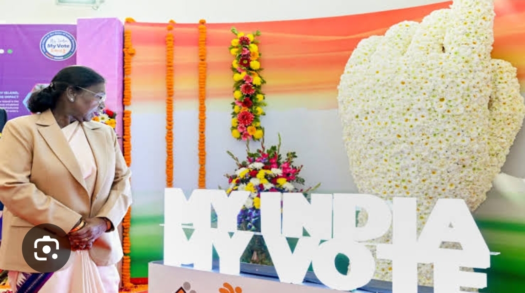 *_’आज के मतदाता ही भारत के भविष्य के निर्माता हैं’- 16वें राष्ट्रीय मतदाता दिवस पर बोलीं, राष्ट्रपति मुर्मू_*