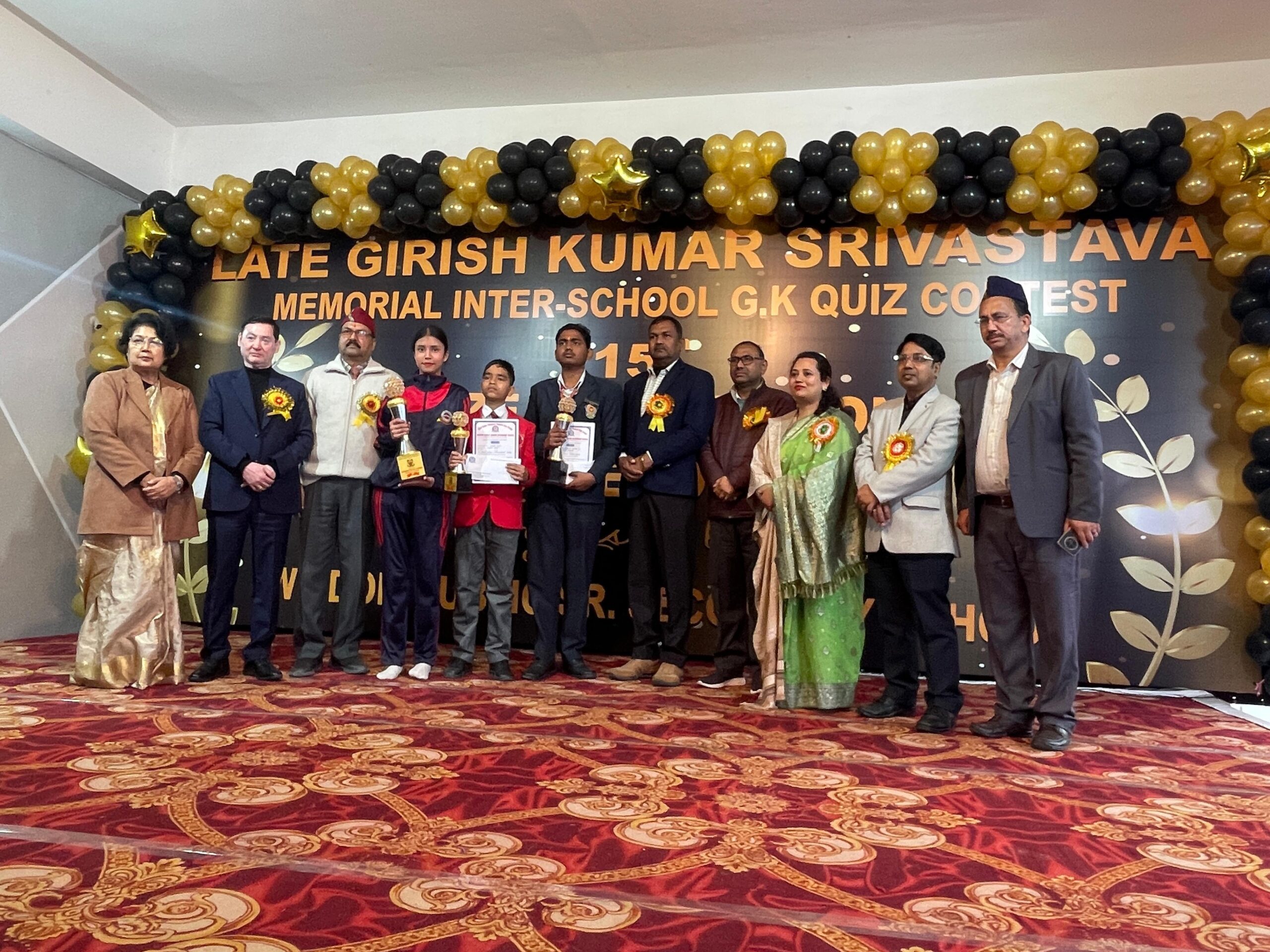 विजडम पब्लिक स्कूल में स्व. गिरीश कुमार श्रीवास्तव की स्मृति में 15वीं लिखित सामान्य ज्ञान परीक्षा का भव्य आयोजन